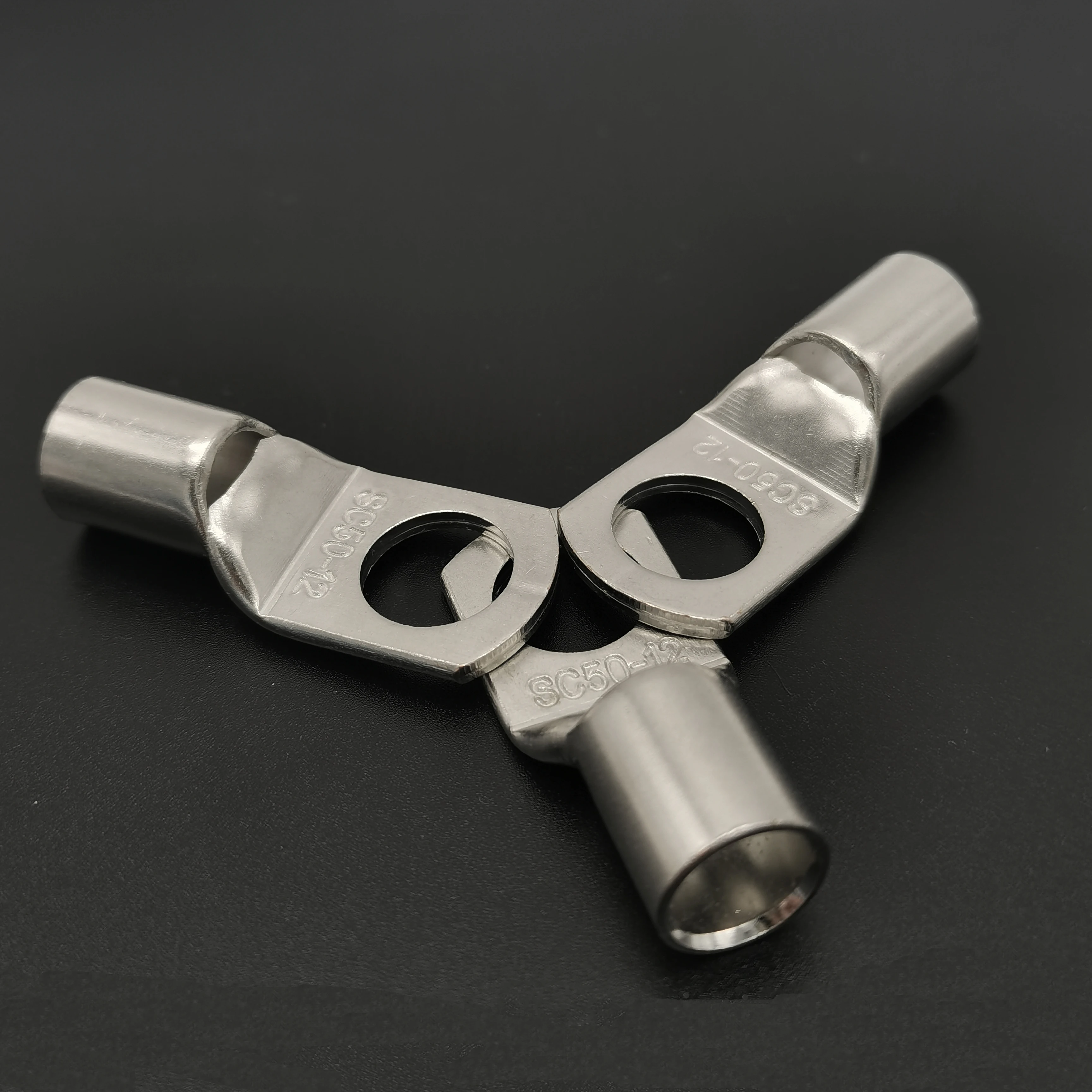 10 unids/lote 16 ~ 35 mm2 terminales Cable de soldadura conector traje SC16-6 SC25-8 SC35-8