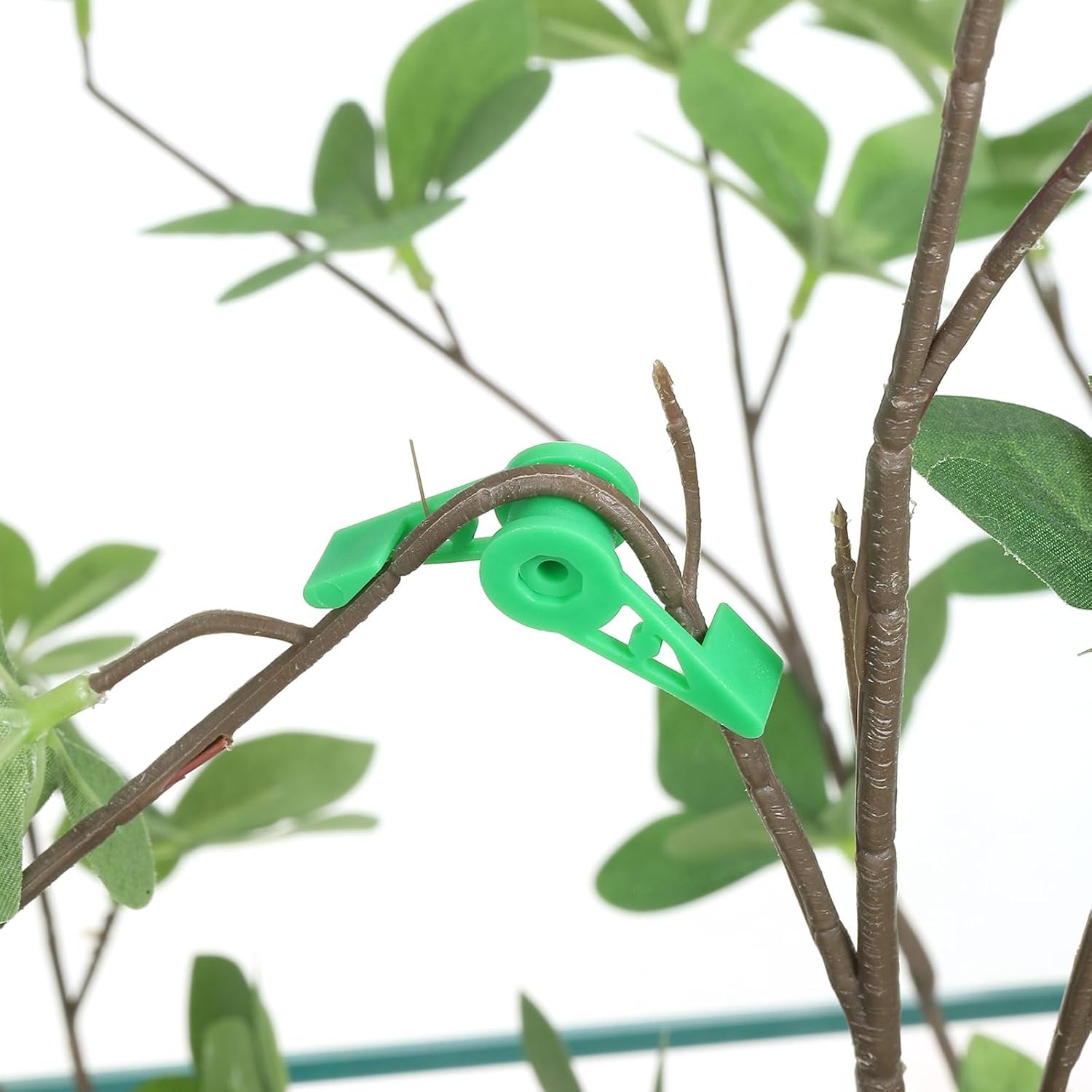 植物の枝ベンダートレーニングクリップガーデンステムトレーナークリップ360度調整可能なプランターホルダー低ストレストレーニングツール用