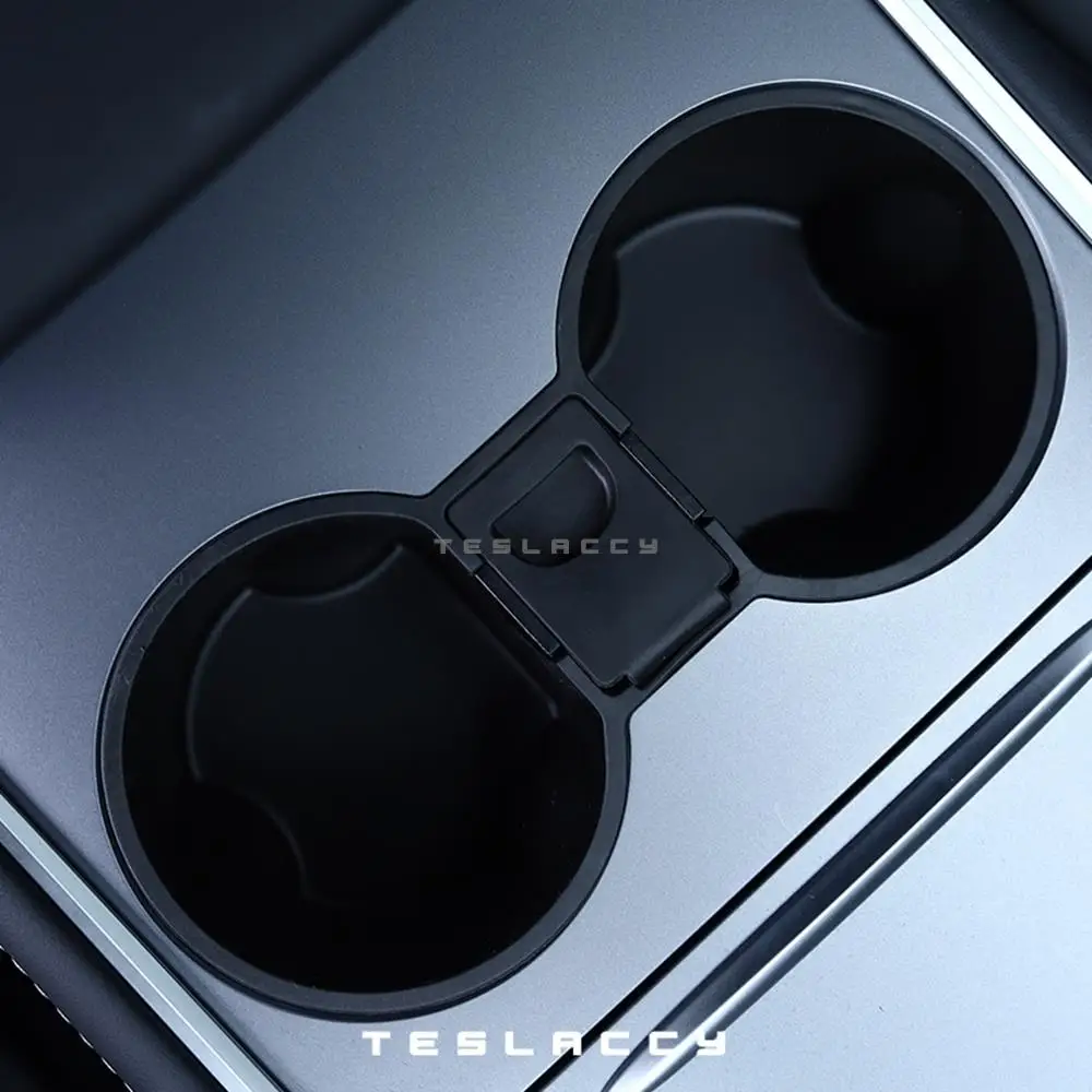 Portavasos de agua para Tesla Model Y 2020-2024, accesorios para consola central, posavasos antideslizantes, impermeables, no tóxicos, inodoros