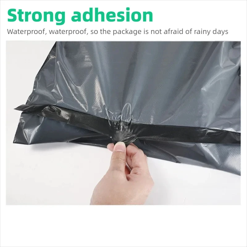 100 Stuks Verzending Envelop Zakken Plastic Express Envelop Opbergzakken Grijs Witte Kleur Mailing Zakken Zelfklevende Afdichting Koerier Tas