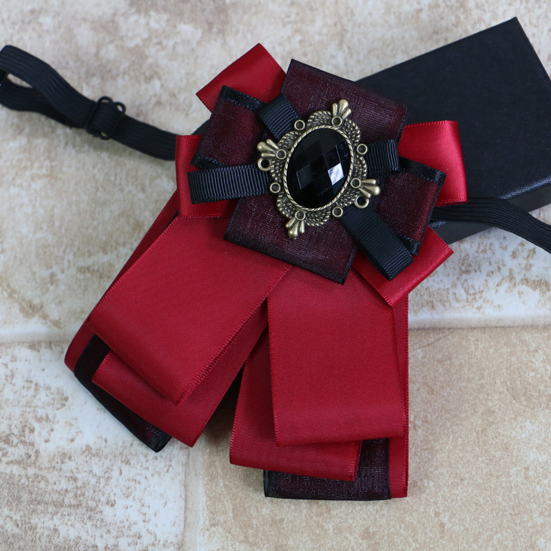Thanh Lịch Tuyệt Đẹp Kim Cương Nơ Bowtie Áo Cưới Phù Hợp Với Đồng Phục Chú Rể ĐẦM BƯỚM Tiệc Phụ Kiện Tặng Rượu Vang Đỏ Hải Quân Hồng