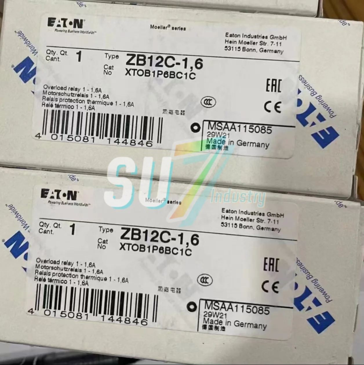 new original   ZB12C-1    ZB12C-1.6    Thermal Overload Relay