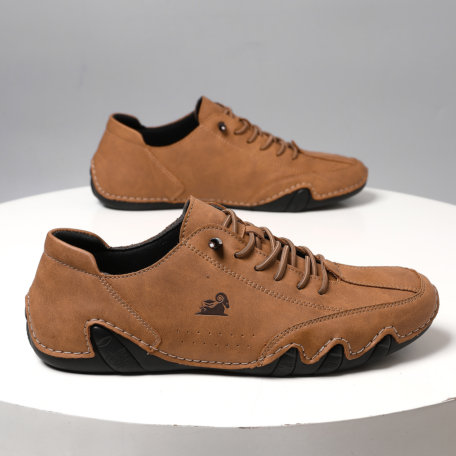 รองเท้าผู้ชาย Four Season ใหม่ PLUS ขนาดรองเท้าสบายๆแฟชั่น Low-Top Soft Sole Breathable รองเท้ากลางแจ้งผู้ชายกีฬารองเท้า