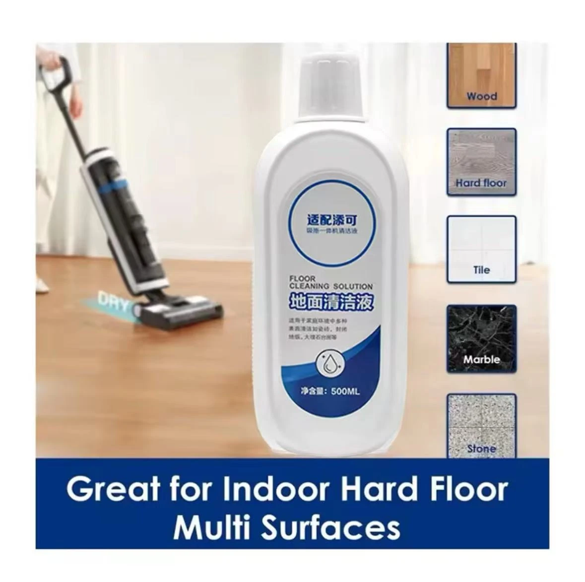 For Tineco FLOOR ONE S3/ S5/Pro2/Combo/S7Pro All Series Cleaning Solution Robot Vacuum Cleaner Accessories Cleaning Agent Liquid