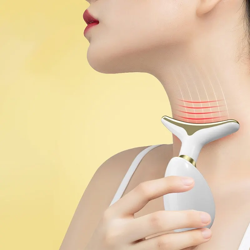 ครัวเรือนยกและกระชับใบหน้าไฟฟ้าต่อต้านริ้วรอย Double Chin Firming Massager Multi-มิติอุปกรณ์ความงามใบหน้า