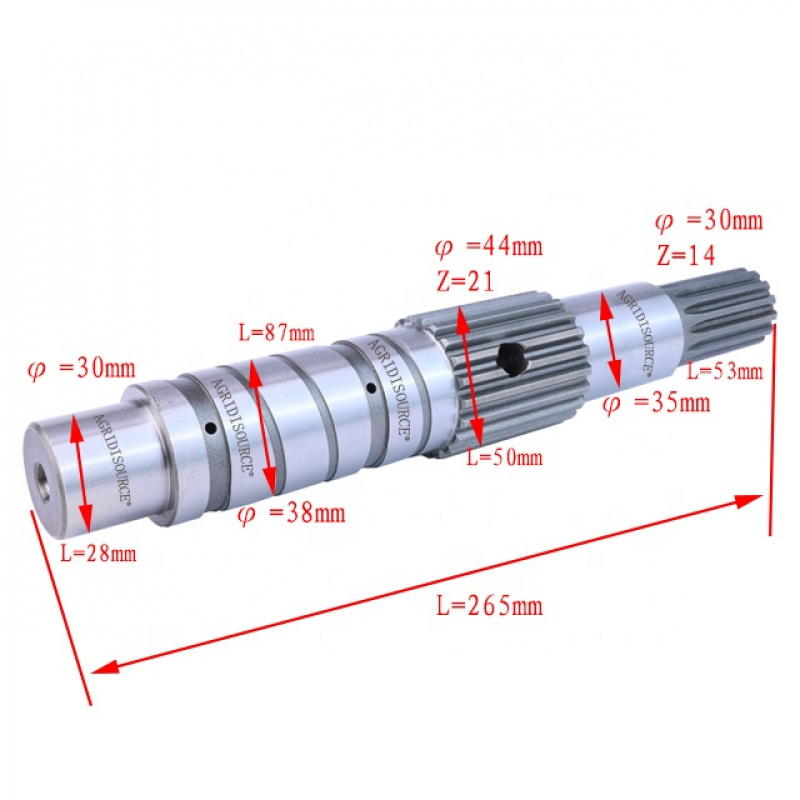 Gearbox Gearbox Output Shaft, Foton Lovol Parte Trator 1004 1104 Número TH04421010008, China
