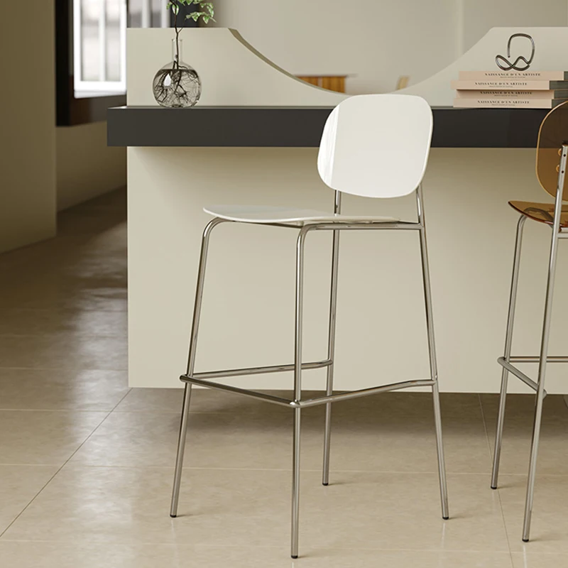 Silla de playa con respaldo minimalista, taburete moderno para dormitorio, restaurante de recepción, Sillas de recepción de lujo nórdicas, muebles únicos