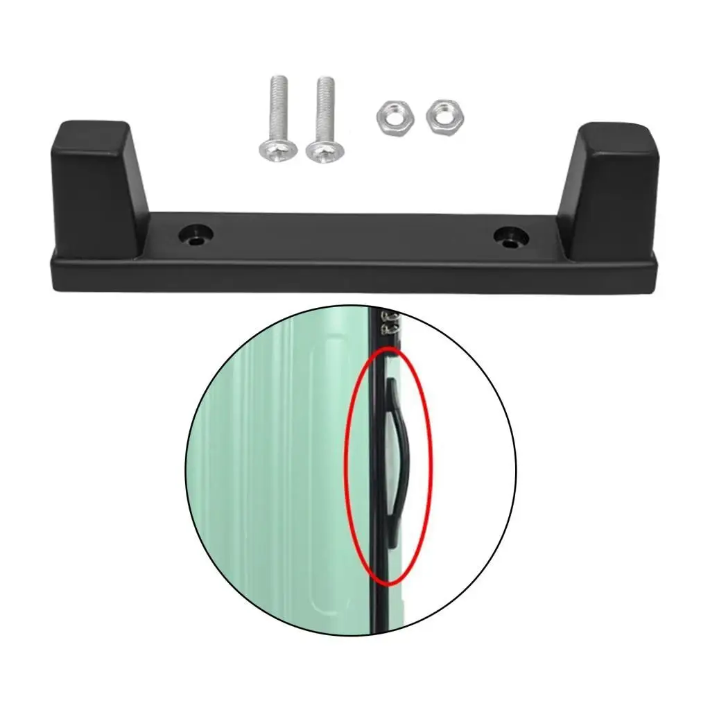 Soporte para pies de equipaje, soporte inferior para equipaje, alto rendimiento, almohadilla para pies de maleta, pie con perno para equipaje para maletas de viaje