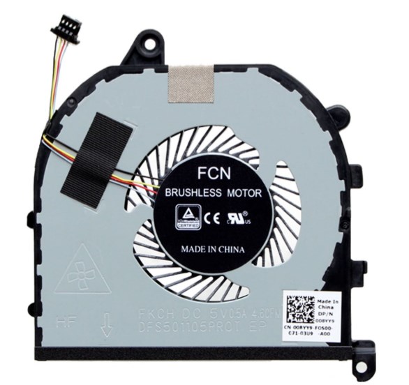 Mới Laptop CPU GPU Quạt Làm Mát Cho Laptop Dell Chính Xác 5530 M5530 XPS 15 9570 0MV340 XPS15 7590 008YY9 0TK9J1