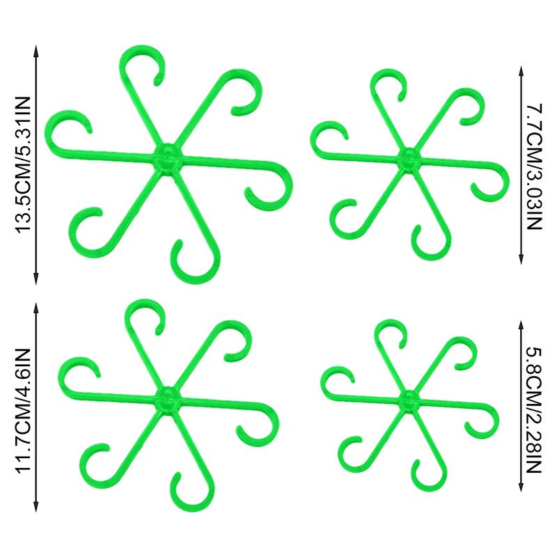 4pcs Climbing Plants Support Clips Flower stem collection Fixing rack Climbing support frame for Climbing Alocasia Monstera Vine