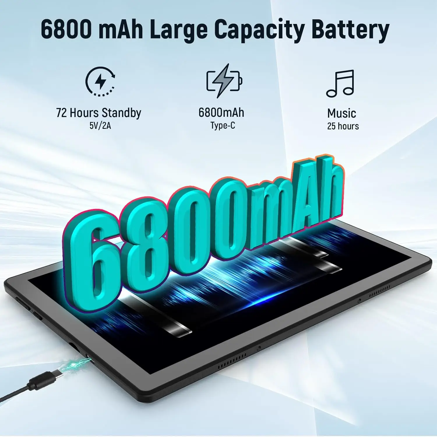 11 Polegada tablet android 14gb + 64gb octa-core 6800mah widevine l1 8 em 1 com teclado mouse caso protetor stylus fone de ouvido carregador