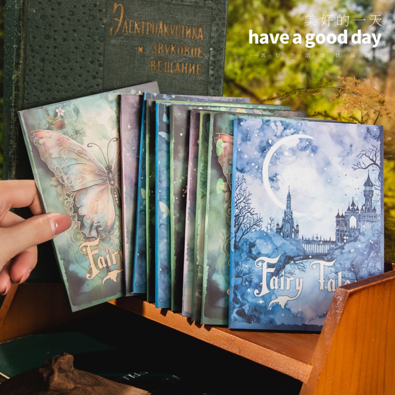 Mr. Papier 6 styl 30 sztuk/paczka lekki papier bajkowy motyw bajki DIY kubek wody nabiał notatnik materiał