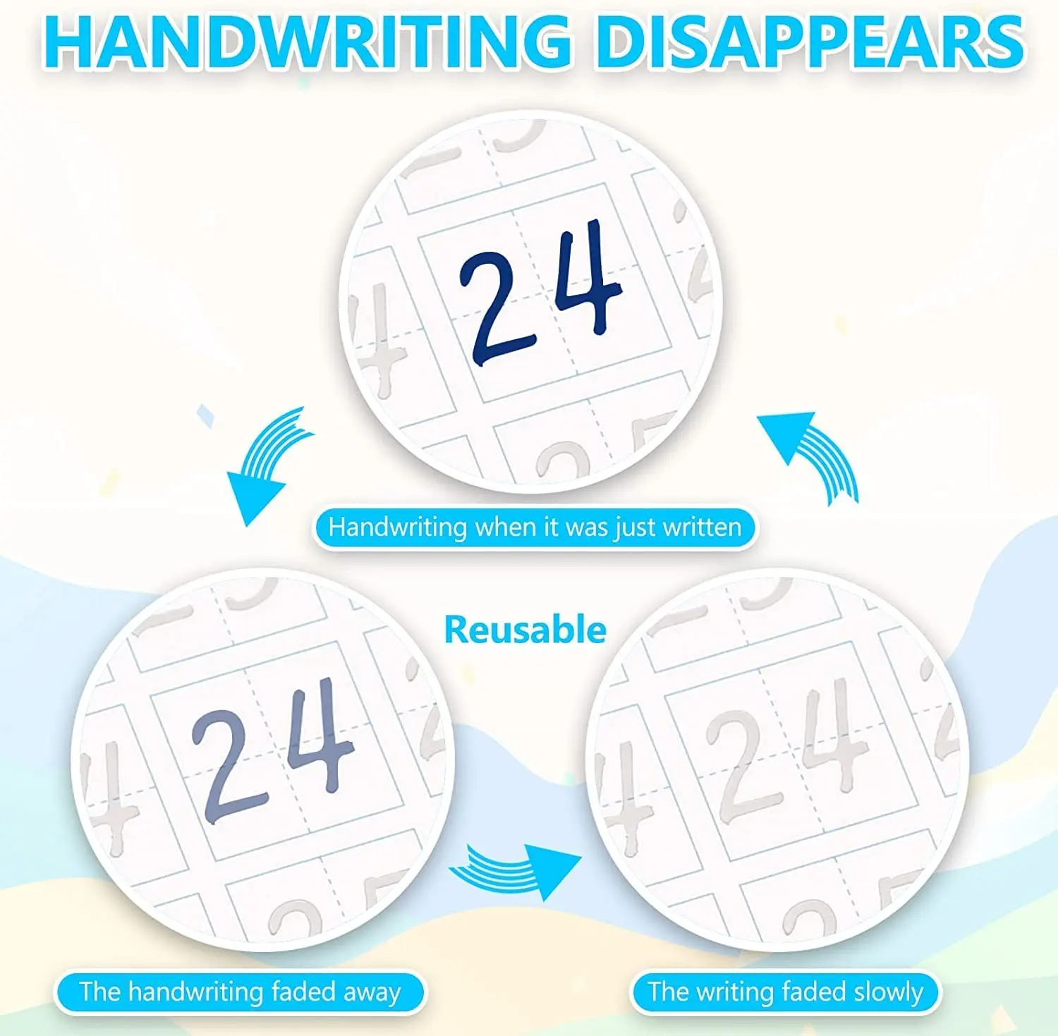 Reusable Learning Alphabet 3D Calligraphy Copybook Math English Book Drawing Numbers Education for Kids Practice Toy Gifts