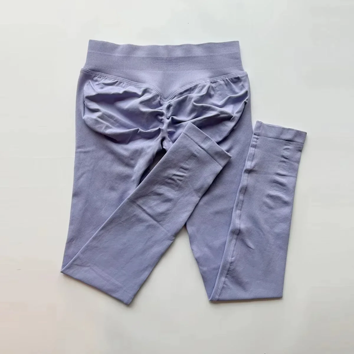 Leggings de impacto para mujer, mallas de Yoga sin costuras con banda baja acanalada, pantalones deportivos para gimnasio, medias de Fitness muy elásticas