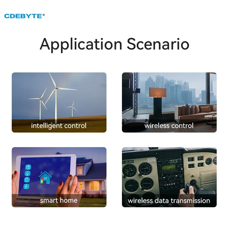 5PCS E07-900M10S CC1101 Drahtlose RF Modul SPI 10dBi 1,5 km IPEX Stempel Loch Antenne Arten RSSI LQI Lange Übertragung abstand IoT