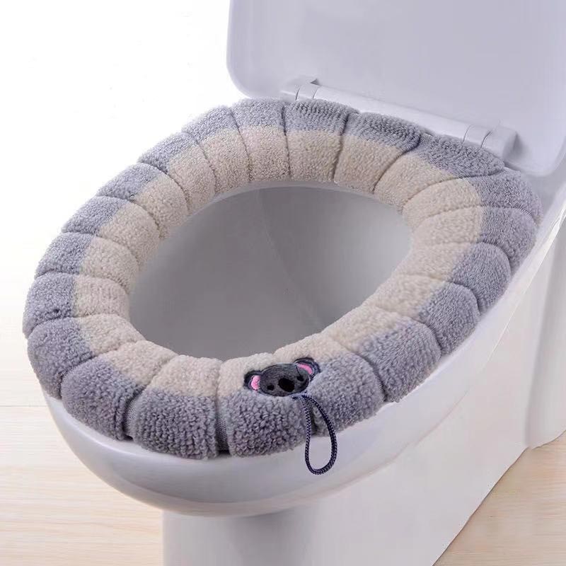 ฤดูหนาว Warm สุขาที่นั่งห้องน้ำห้องน้ำ Pad เบาะด้ามจับหนานุ่ม Closestool อุ่นอุปกรณ์เสริม
