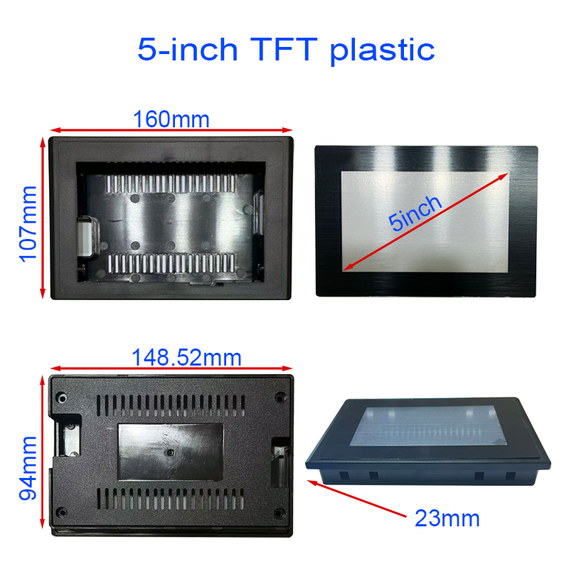 Пластиковый корпус для модуля TFT ЖК-дисплея 3,5/4,3/5/5/7 дюймов