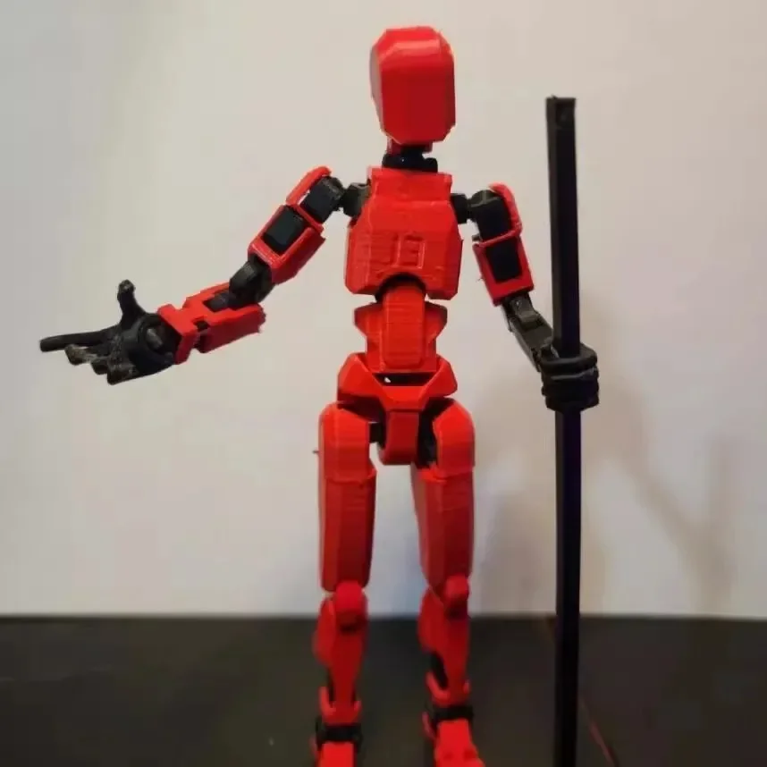 Titan 13 ตัวเลขการกระทํา T13 รูป 3D พิมพ์ Multi-Jointed Movable Lucky 13 Action Figure Nova 13 Action Figure Dummy
