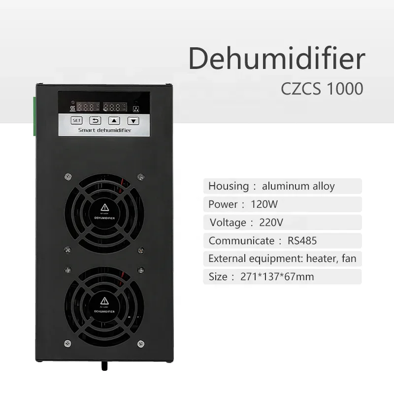 120W RS485 스마트 공기 건조기 산업용 자동 펠티어 제습기 CZCS1000