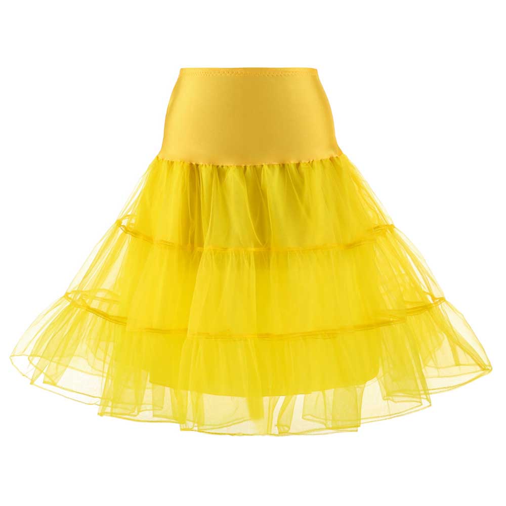 Saia tutu curta crinolina 50s balanço vintage tutu 26 "retro saia saia fantasia rede rockabilly