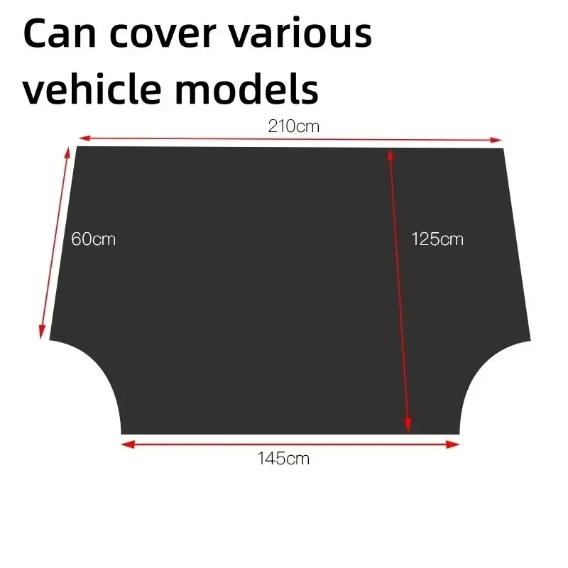 Auto Schnees child magnetische Winter Schnees child Front Windschutz scheibe Abdeckung Frostschutz Sonnenschutz Auto Abdeckung Para Coches