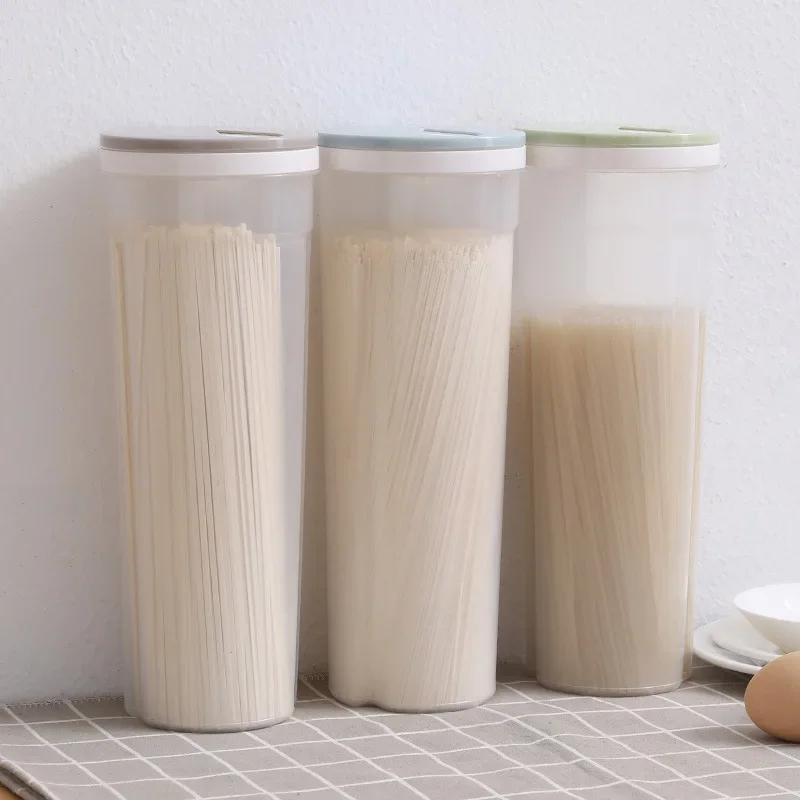 2023 Food Storage Box Sealed Containers Leakproof Storage Box Crisper for Cereal Spaghetti Noodle Pasta Grain
