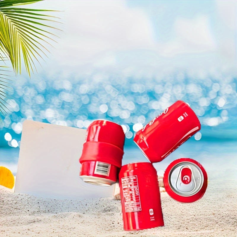 1 Geschikt voor 12Ounce frisdrankblikje siliconen deksel - duurzaam en flexibel