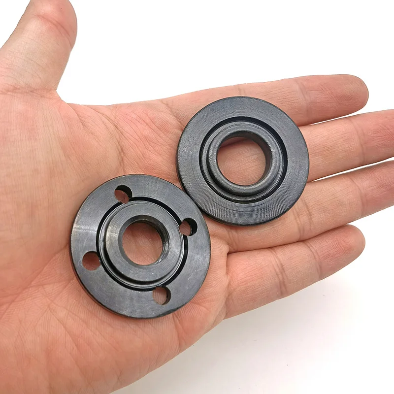 M10/M14/5/8-11 Gewinde Ersatz Winkelschleifer Metall Druckplatte Innen Außen Flansch Mutter Set Werkzeuge für Winkelschleifer