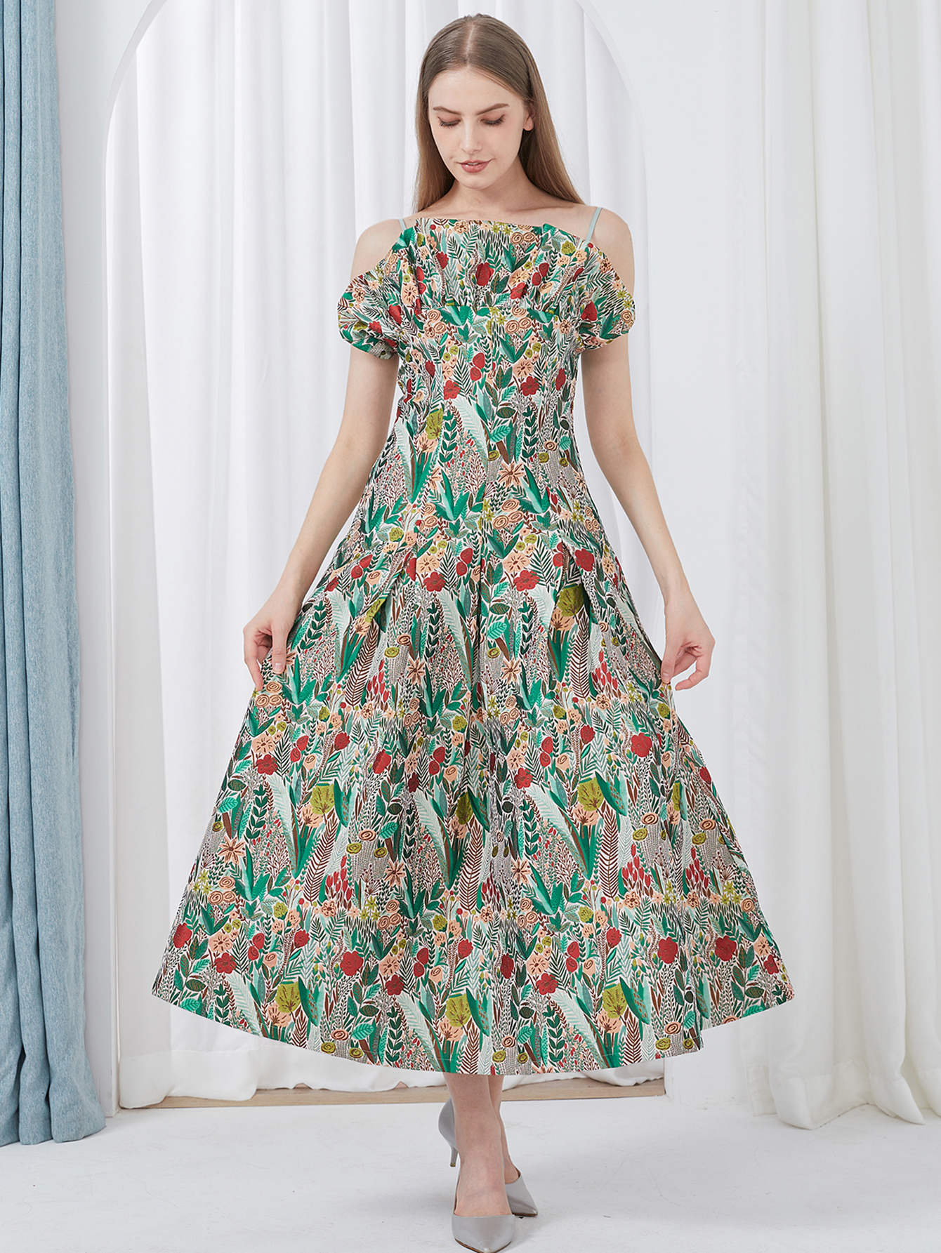 DEVCHATA Elegante Vrouwen Jurk Borduren Mouwloze Zomer Mode Spaghettibandjes Vintage Party Gown Luxe Banket Vestido