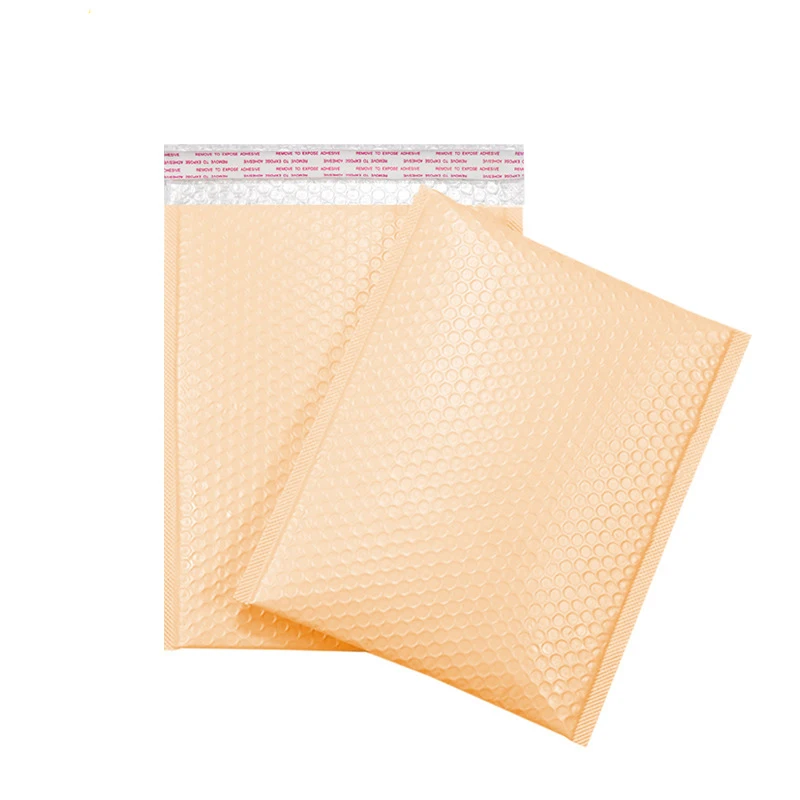 Bubble Mailers สีชมพูการจัดส่งกระเป๋าขนาดเล็กธุรกิจสี Padded Mailing Envelopes Opaque Matte Self Seal Bags