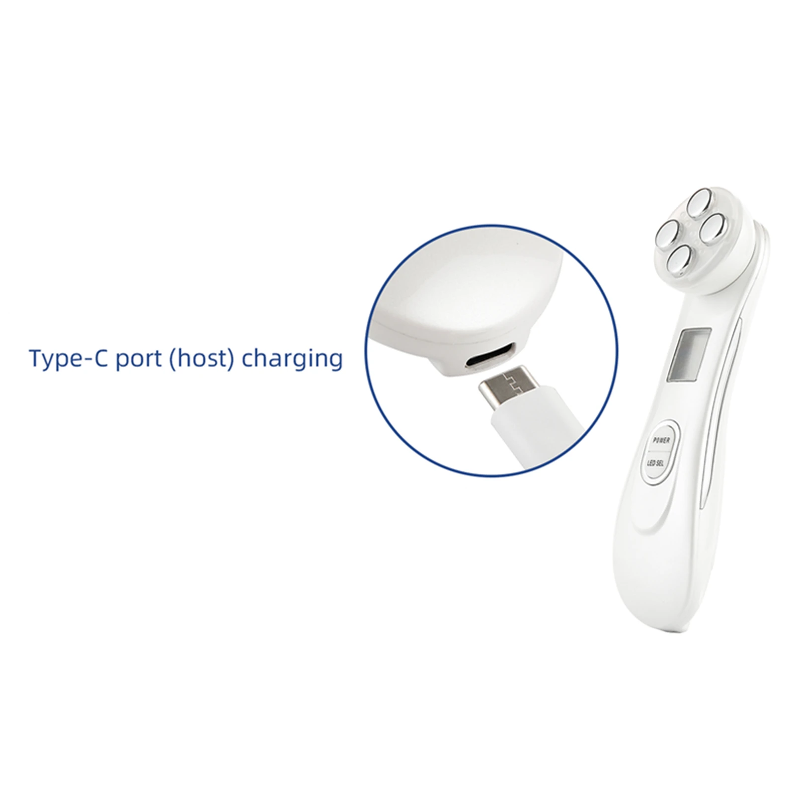 5 Trong 1 RF Tần Số Vô Tuyến EMS Electroporation LED Photon Làm Đẹp Thiết Bị Da Nâng Se Khít Chống Nhăn chăm Sóc Da Máy Mát Xa Mặt