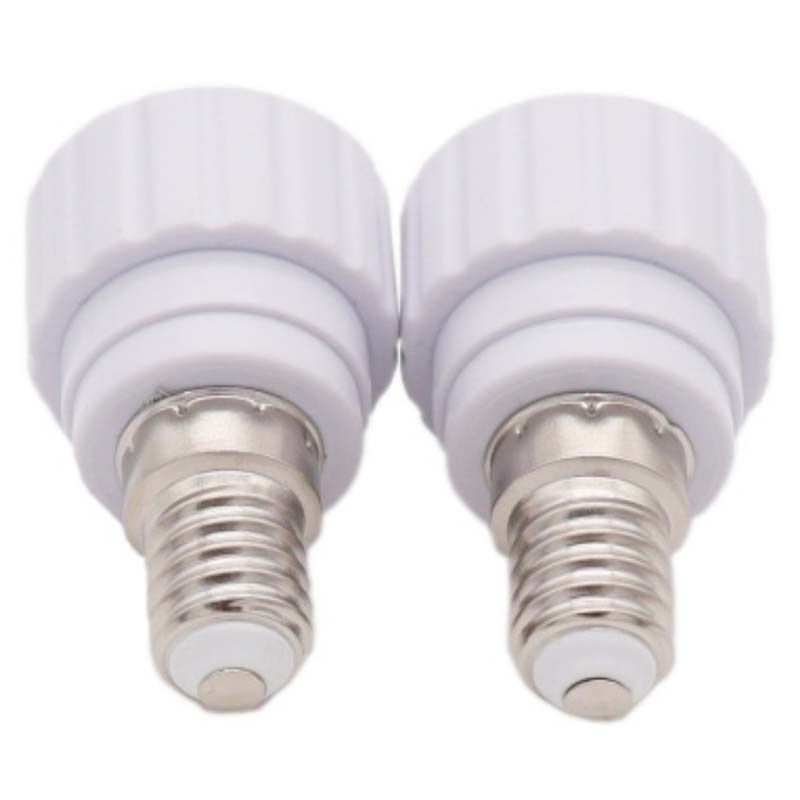 Trắng E14 Để GU10 Gốm Đế Đèn Led Đui Đèn Chuyển Đổi Vít Bóng Đèn Ổ Cắm Adapter LED Tiết Kiệm Đèn Halogen căn Cứ PBT