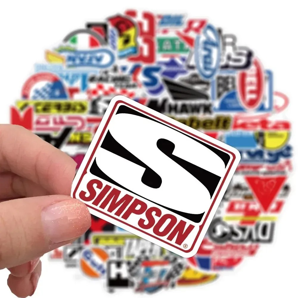 10/30/50/100 шт., водонепроницаемые наклейки на мотошлем и ноутбук
