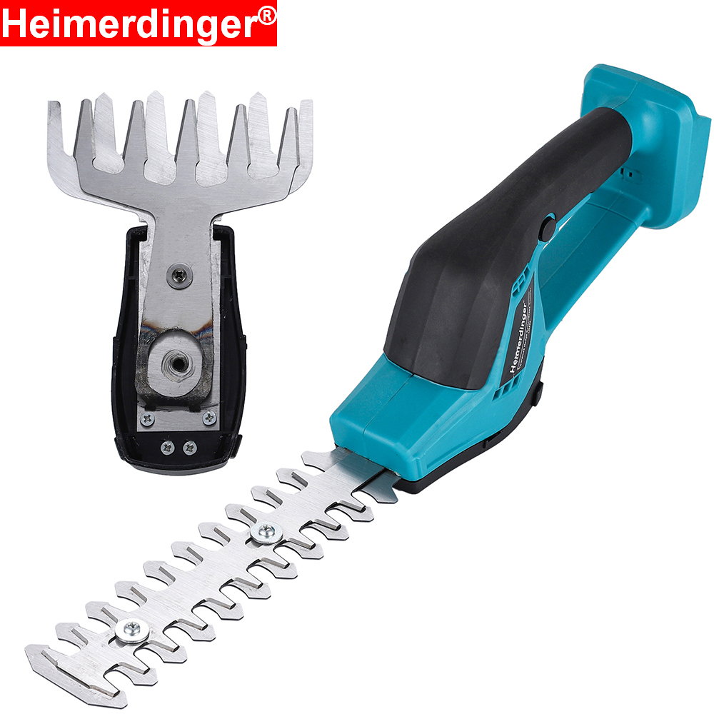 Cortasetos inalámbrico para batería Makita de 18V, Mini tijeras de césped eléctricas de mano 2 en 1, recortadora de arbustos operada para jardín