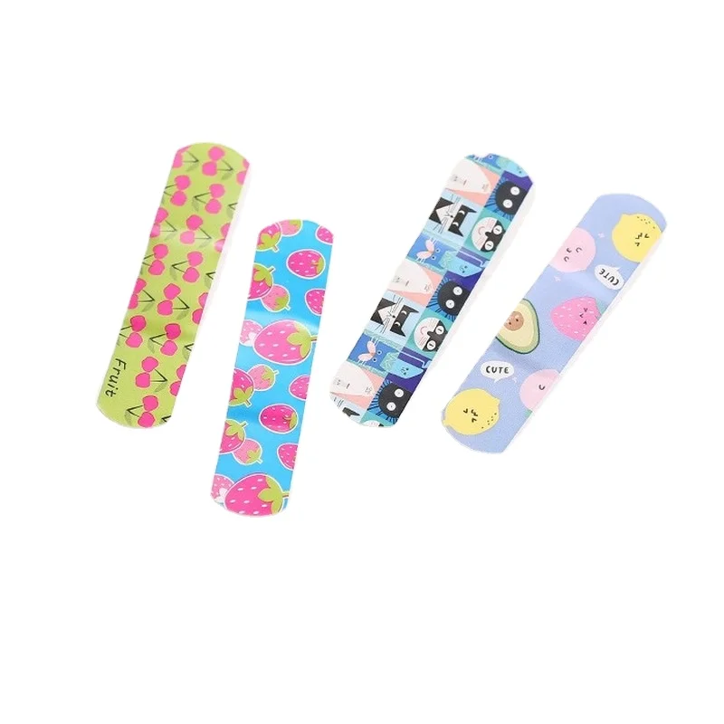 50 pçs/set dos desenhos animados kawaii band aid tiras de primeiros socorros ferida dreesing gesso ferida para crianças remendo ataduras adesivas