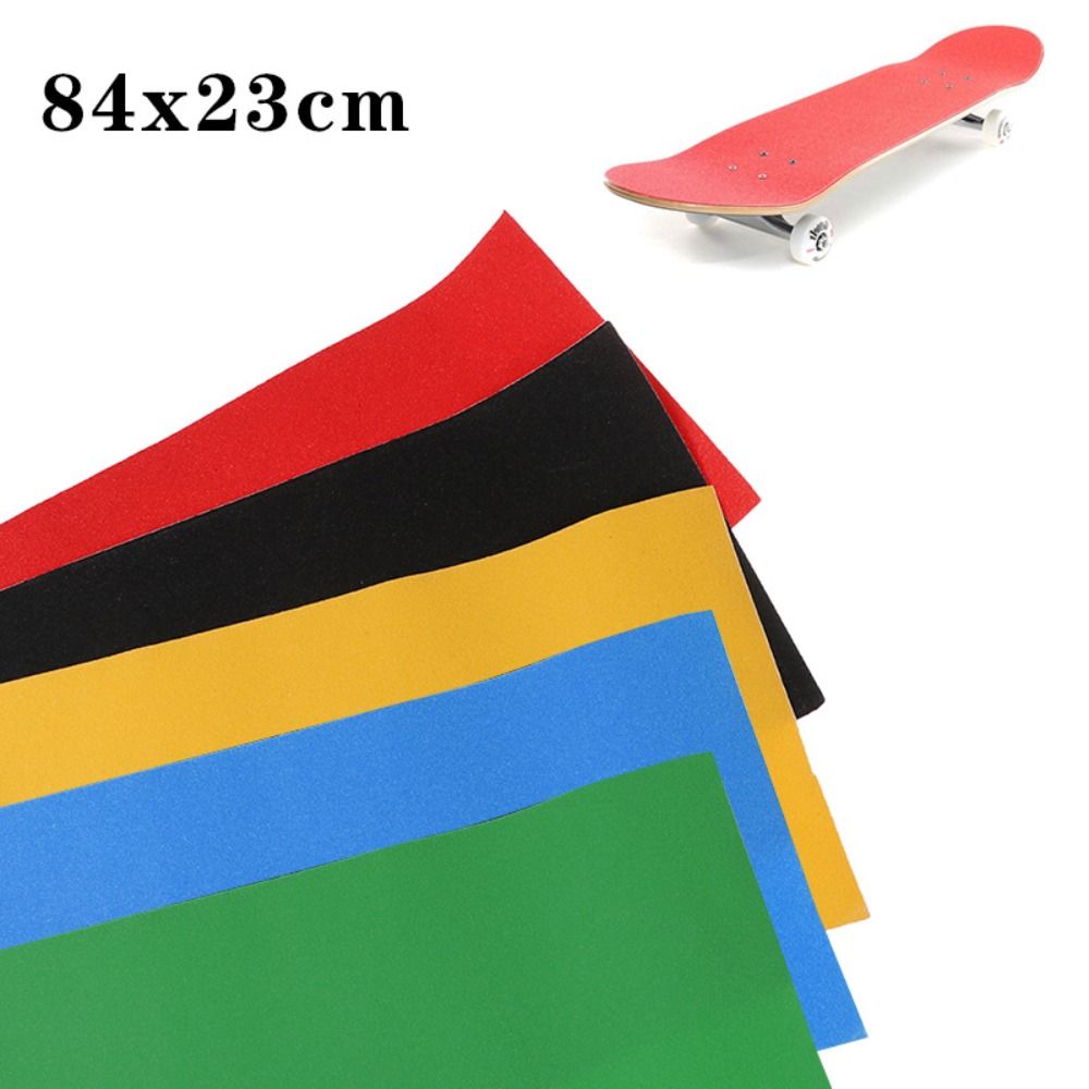 Skateboard Deck Sandpaper Grip Tape Skating Board Longboard Sandpaper Griptape Skating Board Sticker Professional