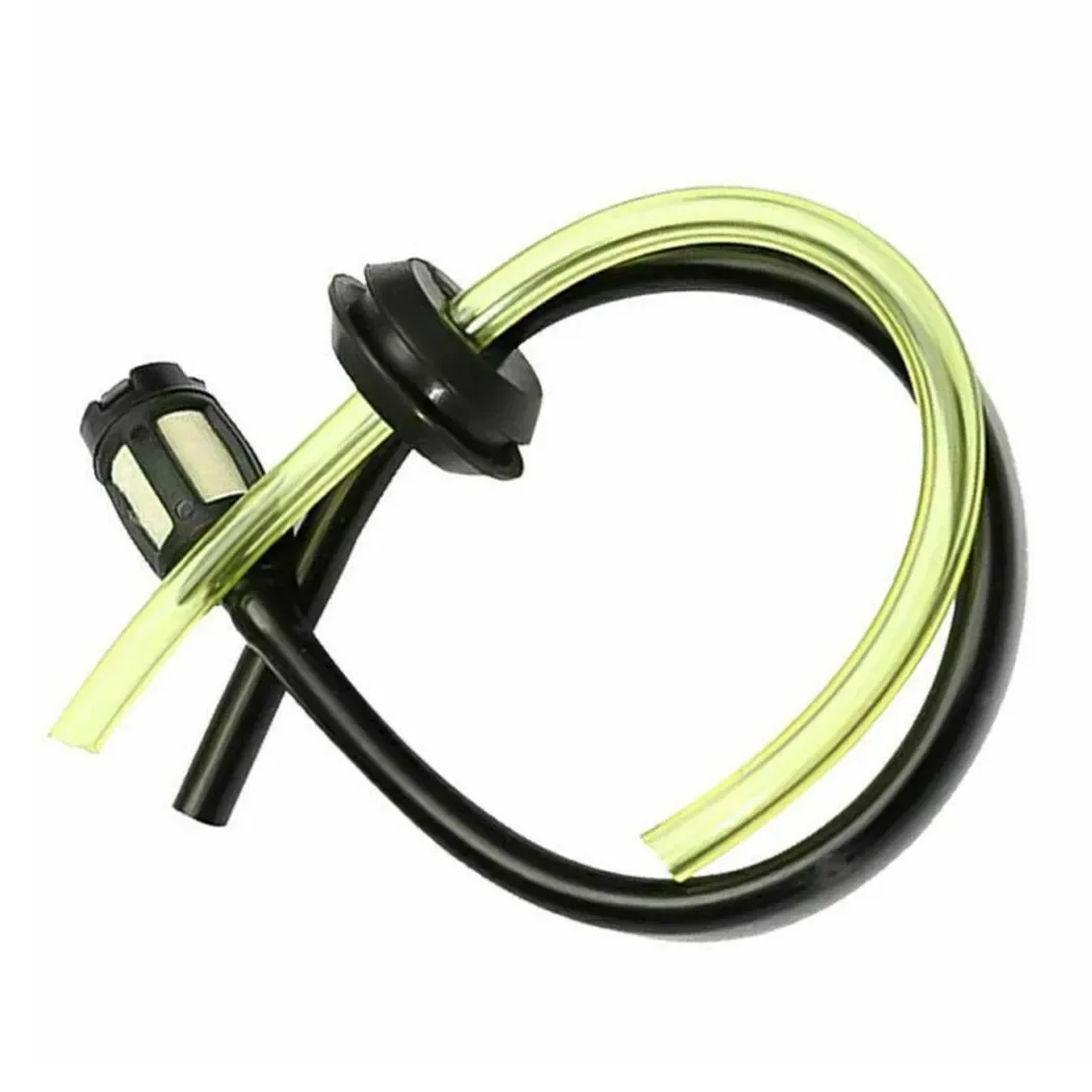 2 juegos de filtro de combustible, sello de manguera de combustible y bombillas de cebado para desbrozadora, recortadora de setos, herramientas eléctricas de jardín, accesorios de reparación