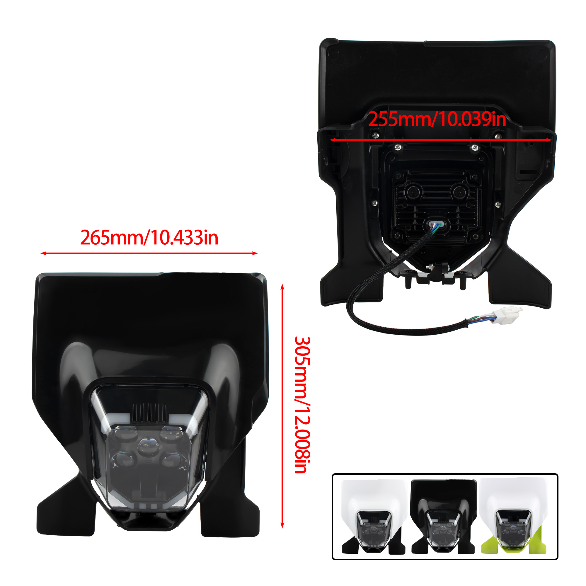 オートバイのヘッドライト LED 芯ハスクバーナ 701 TE 250 300 450 FC FE TC 125 300i ヘッドランプダートバイクモトクロスアクセサリーエンデューロ