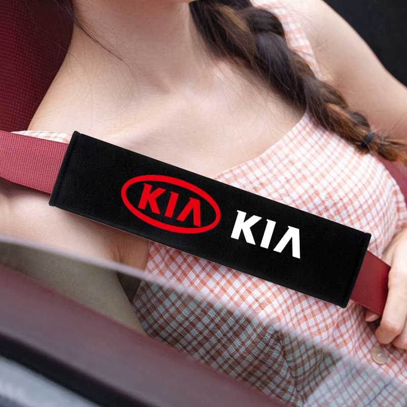 2 個自動綿シートベルトカバーケース起亜リオ Ceed Sportage セラート魂ソレント K2 K5 ピカントオプティマアクセサリー