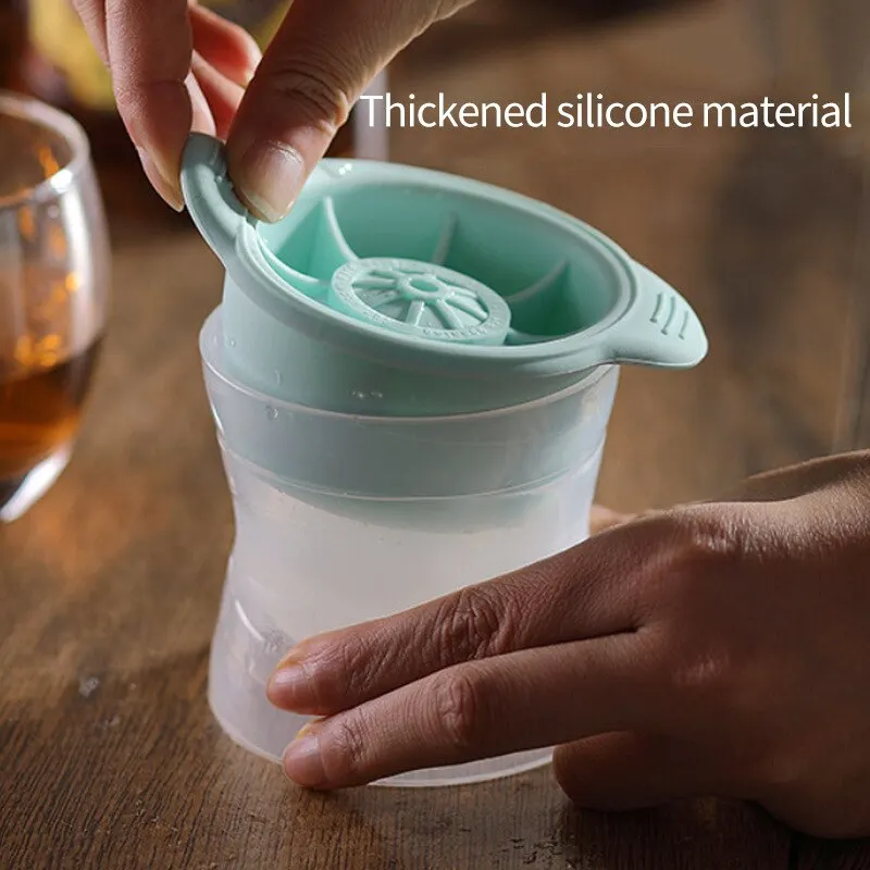 Clearance_Whiskey Silicone round Ice Ball Mold Maker Ice Maker Large Ball Ice Ice Tray_Continuous updates
