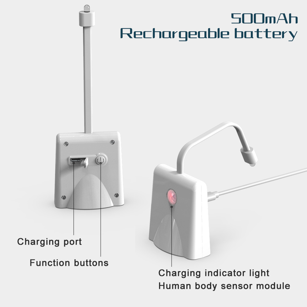 Projektions-WC-Nachtlicht, USB, wasserdicht, Human Sensing, Waschraumlicht, bunte Projektions-Fußlampe für Zuhause, Badezimmer, Dekoration
