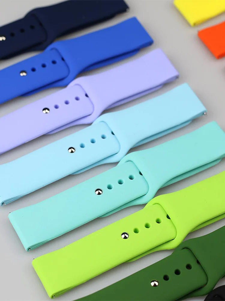 サムスンギャラクシー時計 6/5/プロ/4 クラシックシリコンブレスレット Huawei 社時計 GT 4-2-2e-3-3 プロ 41 ミリメートル 46mm18mm 20 ミリメートル 22 ミリメートルバンド