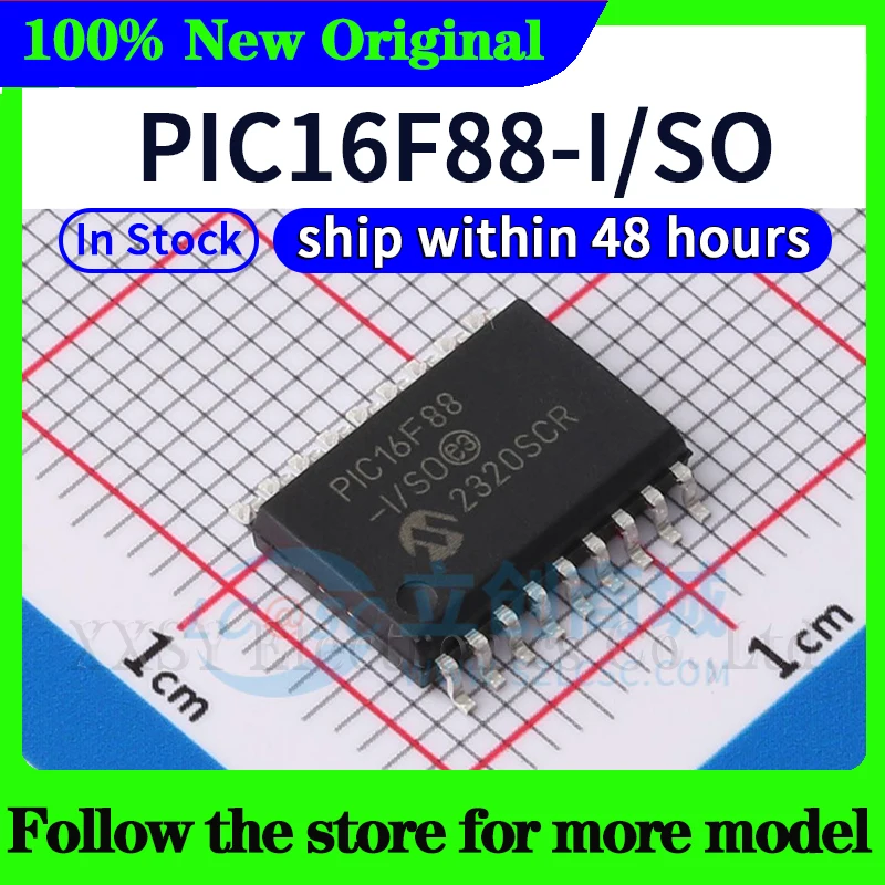 PIC16F54-I/SO PIC16F88-I/SO PIC16F716-I/SO PIC16F818-I/SO PIC16F819-I/SO PIC16F1826-I/SO PIC16F1827-I/SO PIC16F1828 PIC16F1847