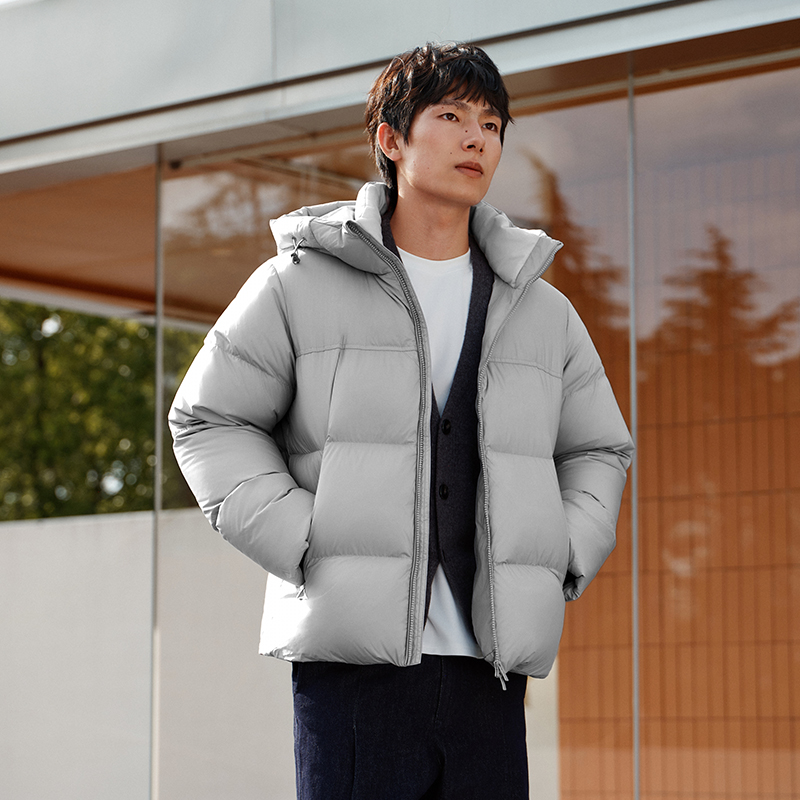 Semir jaqueta masculina três-resistente outerwear casal roupa de inverno 2025 novo topo com capuz roupas masculinas antiestáticas