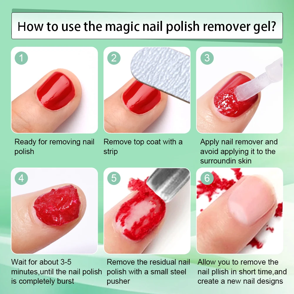15 ml/ขวดเล็บเจล Remover Polish Soak-Off 3 นาทีได้อย่างรวดเร็วและง่ายดายลบเจล 0.5fl.Oz Professional ไม่ระคายเคือง