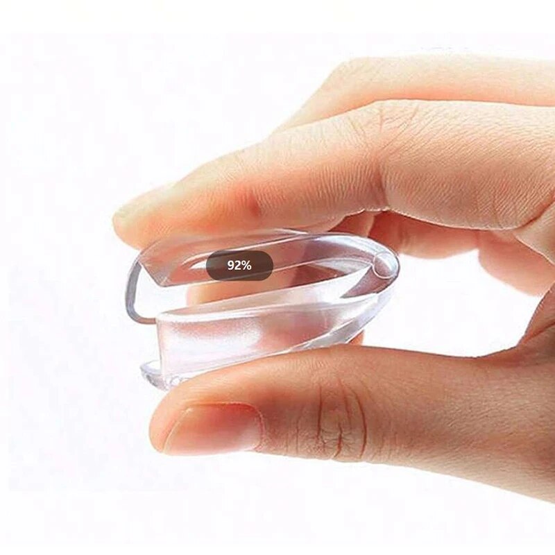 Protector de silicona de seguridad para bebés, muebles de mesa, cubierta de protección de borde de esquina de escritorio para niños, protectores anticolisión suaves, 10 Uds.