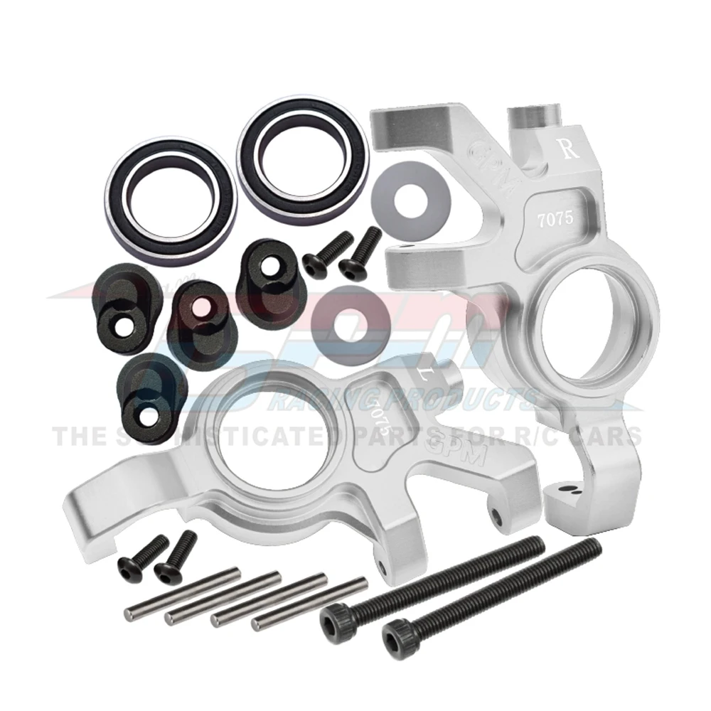 GPM blok setir Depan Cup kemudi logam 7075 7737X 7836 untuk Traxxas 1/6 XRT 1/5 X-MAXX WideMaxx 8S truk Monster mobil RC
