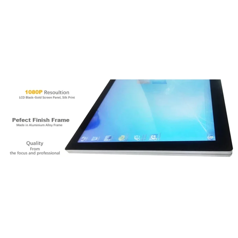 PC todo en uno con pantalla táctil capacitiva negra USB barata confiable de 10 puntos con retroiluminación LED LCD nuevo producto