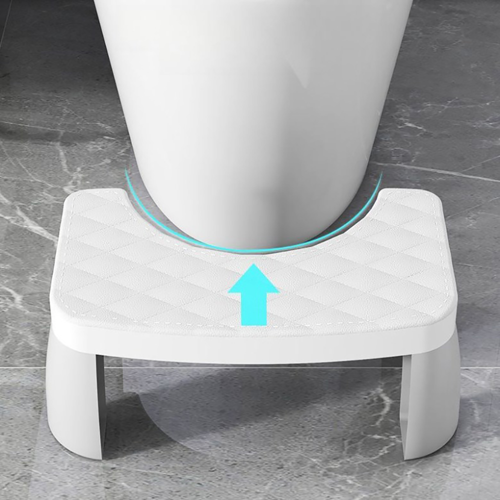 Silla con caja de paso, taburete para sentadillas, asiento de inodoro antideslizante extraíble, taburete portátil para pies, accesorios de baño para adultos para el hogar