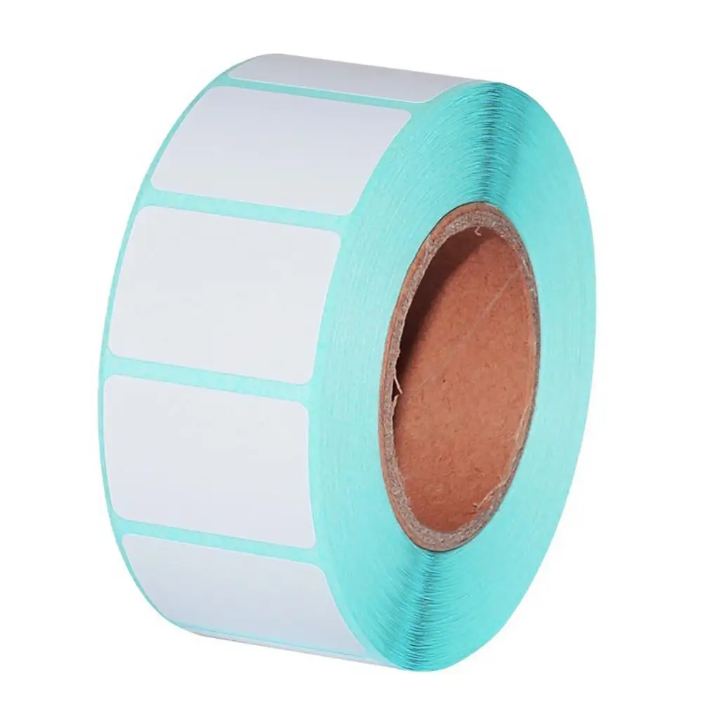 1000Pcs/Roll 30x20mm Self-adhesive Thermal Label Barcodes Sticker Printing Paper for Paperang Printer Small POS